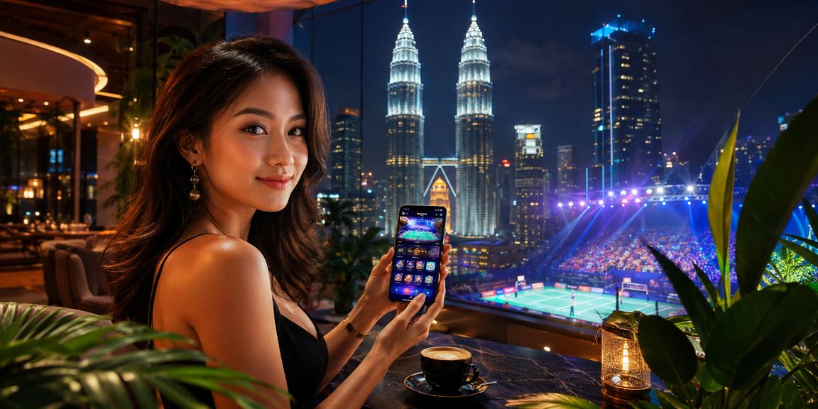 Pemain Malaysia menggunakan telefon untuk mengakses pertaruhan sukan di 1230 secara mudah alih