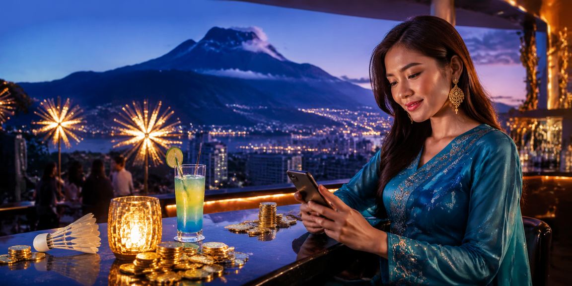 Pemain menggunakan aplikasi mudah alih 1230 di Sabah
